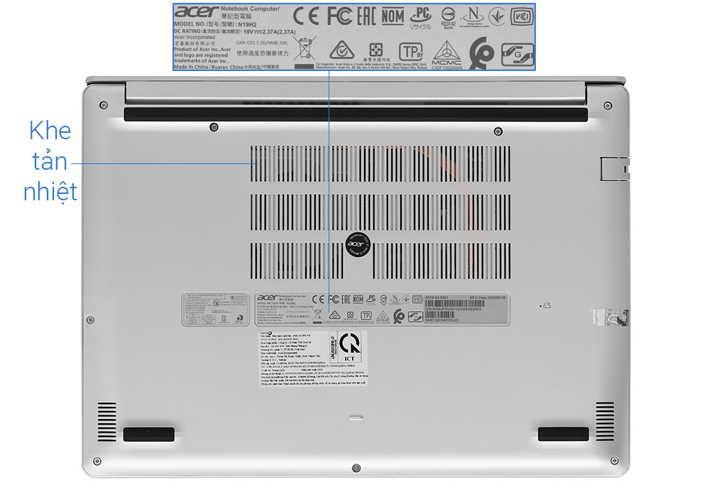 Laptop Acer Aspire A514 53 5921 i5 1035G1/8GB/512GB/Win10 (NX.HUPSV.001)