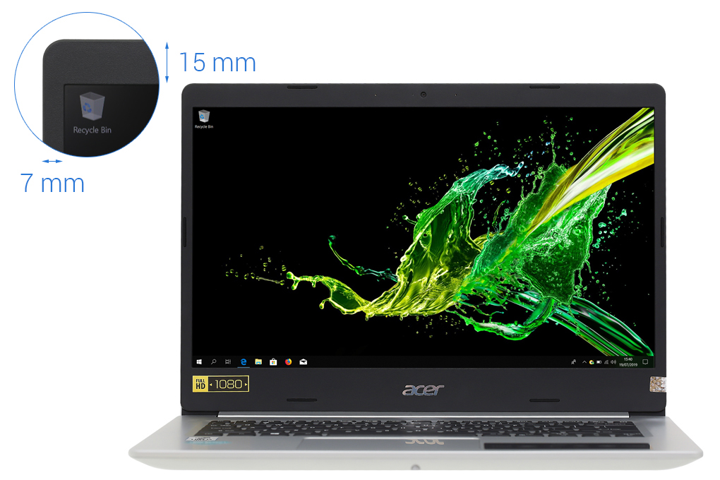 Laptop Acer Aspire A514 53 5921 i5 1035G1/8GB/512GB/Win10 (NX.HUPSV.001) chính hãng
