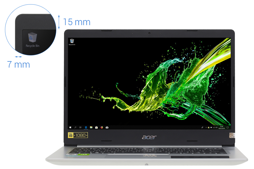 Laptop Acer Aspire A514 53G 513J i5 1035G1/8GB/512GB/2GB MX350/Win10 (NX.HYWSV.001) chính hãng