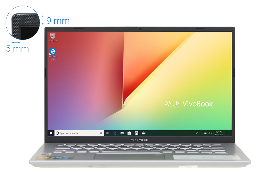 Laptop Asus VivoBook A412FA i3 10110U/4GB/32GB+512GB/Win10 (EK1179T) chính hãng