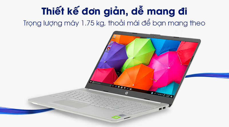 Laptop HP 15s du2050TX i3 1005G1/4GB/256GB/2GB MX130/Win10 (1M8W2PA)