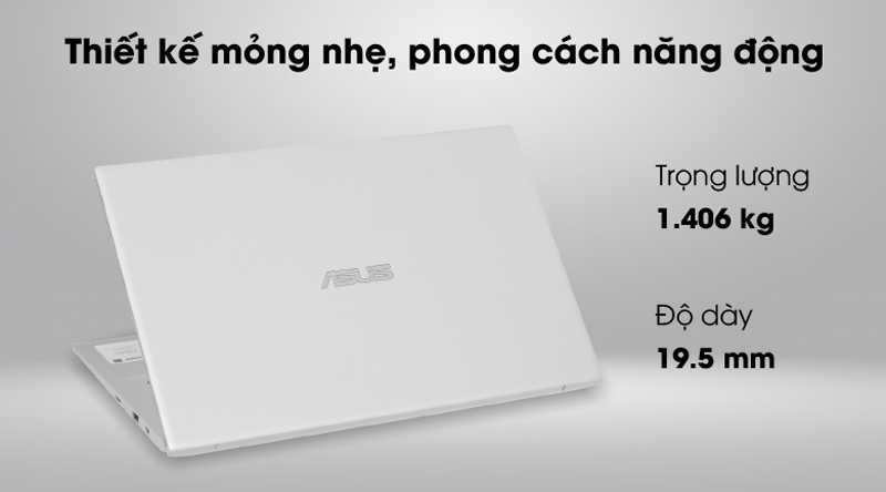 Laptop Asus VivoBook A412FA i3 10110U/4GB/512GB/Win10 (EK1175T)