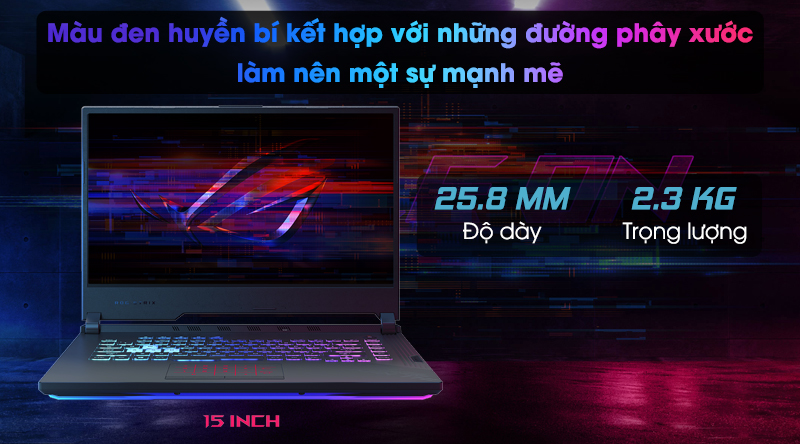 Laptop Asus Gaming Rog Strix G512 i5 10300H/8GB/512GB/144Hz/4GB GTX1650Ti/Win10 (IAL013T)
