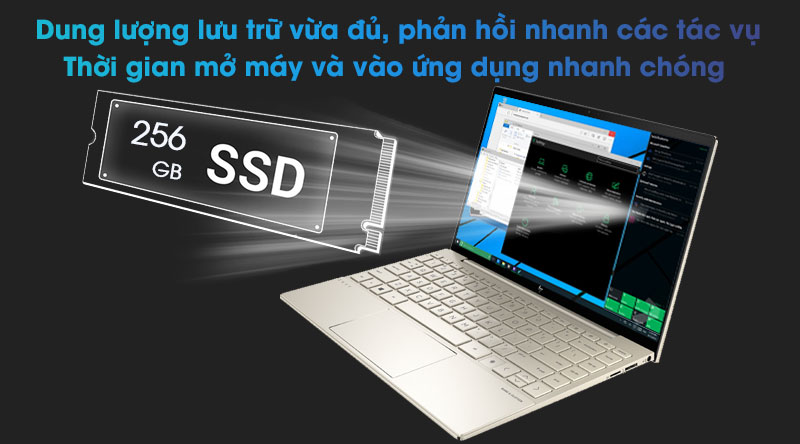 Laptop HP Envy 13 ba1027TU i5 1135G7/8GB/256GB/Office H&S2019/Win10 (2K0B1PA)