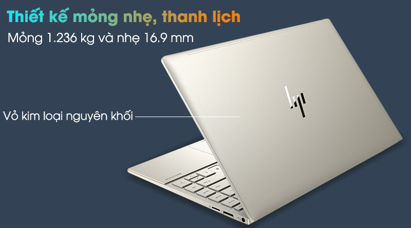 Laptop HP Envy 13 ba1030TU i7 1165G7/8GB/512GB/Office H&S2019/Win10 (2K0B6PA)