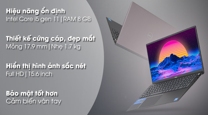 Laptop Dell Vostro 5502 i5 1135G7/8GB/256GB/Win10 (70231340)