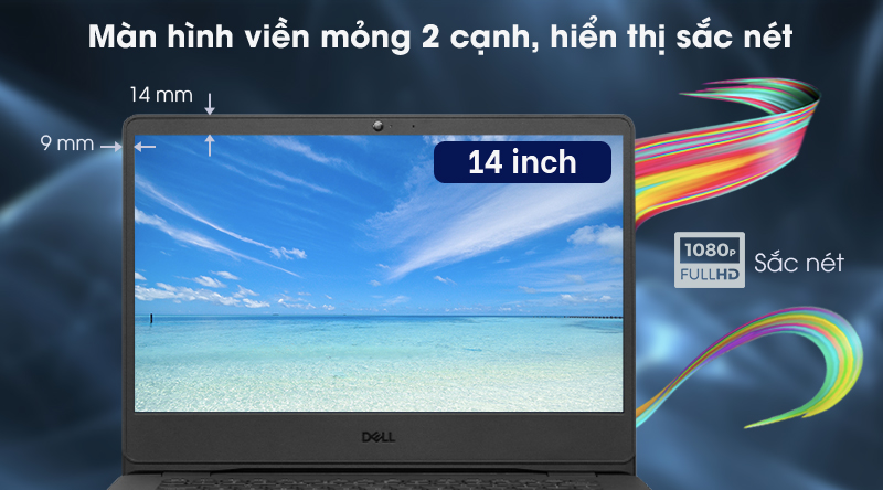 Laptop Dell Vostro 3401 i3 1005G1/4GB/256GB+1TB/Win10 (70227392)