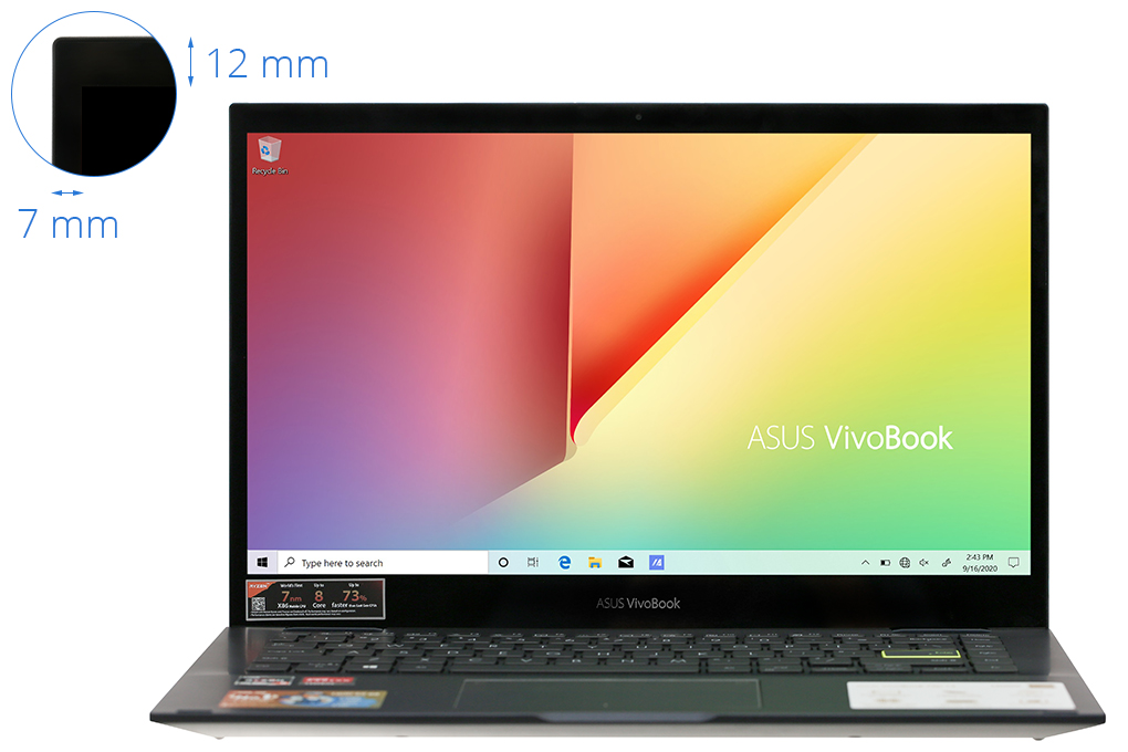 Laptop Asus VivoBook Flip TM420IA R3 4300U/4GB/256GB/Touch/Pen/Win10 (EC155T) chính hãng