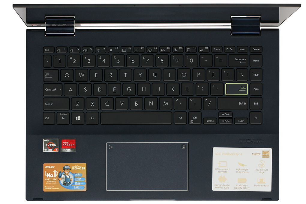 Laptop Asus VivoBook Flip TM420IA R3 4300U/4GB/256GB/Touch/Pen/Win10 (EC155T) giá tốt