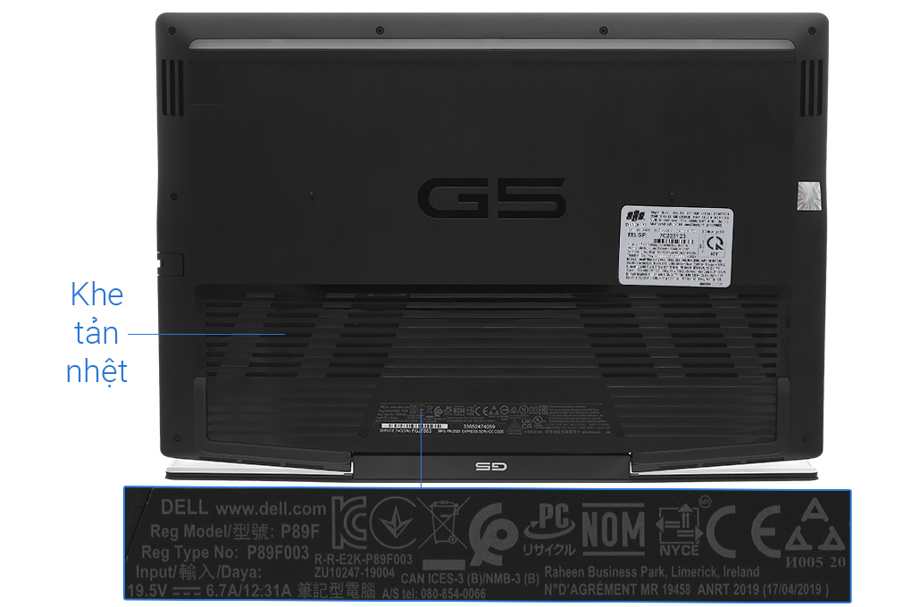 Laptop Dell G5 15 5500 i7 10750H/8GB/512GB/120Hz/6GB GTX1660Ti/Win10 (70225485)