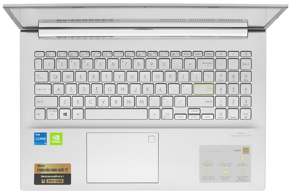 Laptop Asus VivoBook A515EP i5 1135G7/8GB/512GB/2GB MX330/Win10 (BQ194T) giá tốt
