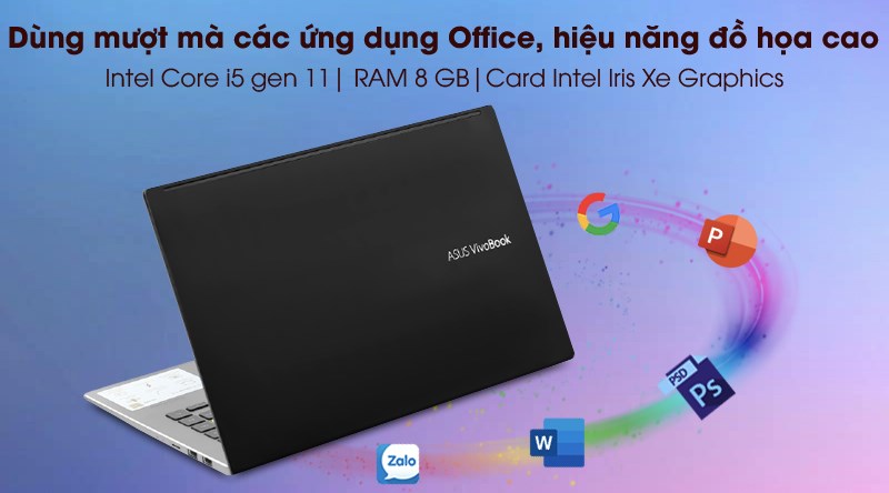 Laptop Asus VivoBook S433EA i5 1135G7/8GB/512GB/Win10 (AM439T)