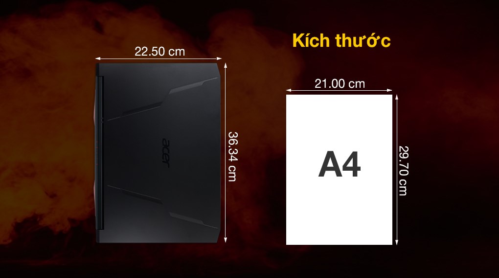 Laptop Acer Nitro 5 Gaming AN515 45 R3SM R5 5600H/8GB/512GB/4GB GTX1650/144Hz/Balo/Win10 (NH.QBMSV.005)