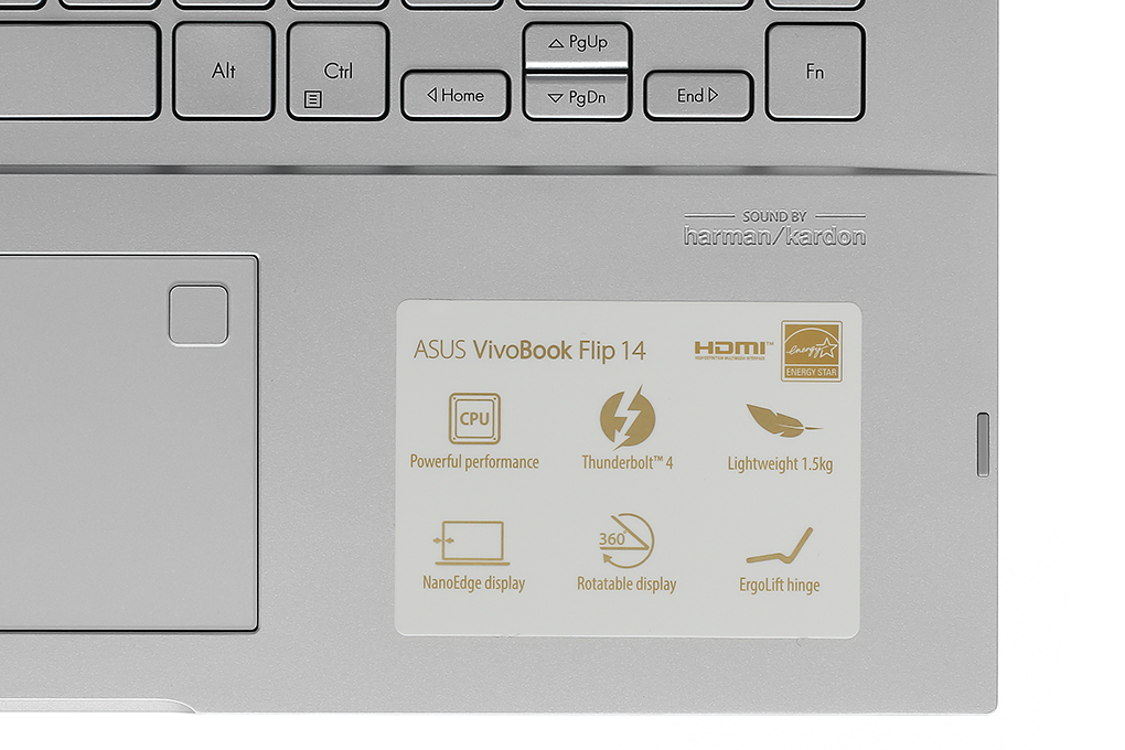 Laptop Asus VivoBook Flip TP470EA i5 1135G7/8GB/512GB/Touch/Pen/Win10 (EC029T)