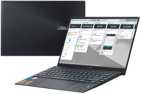 Laptop Asus ZenBook UX425EA i5 1135G7/8GB/512GBCáp/Túi/Win10 (KI429T)