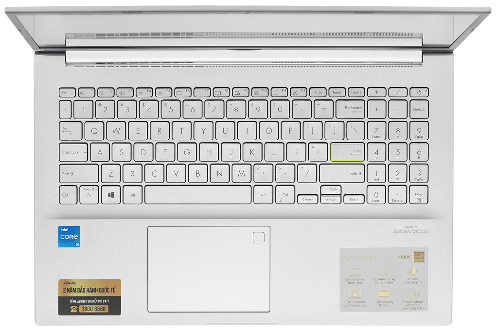 Laptop Asus VivoBook A515EA i3 1115G4/8GB/512GB/Win10 (BN975T) giá tốt