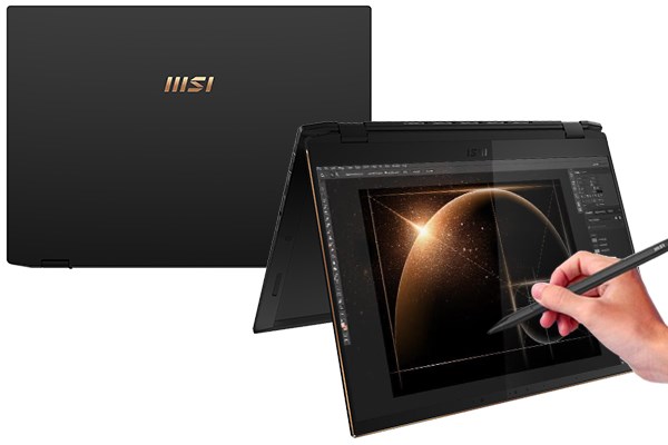 Laptop MSI Summit E16 Flip i7 1195G7/16GB/1TB SSD/4GB RTX3050/120Hz/Touch/Pen/Túi/Office365F/Win10 (082VN)