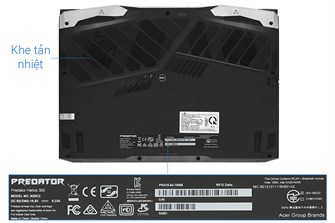 Laptop Acer Predator Helios PH315 54 78W5 i7 11800H/8GB/512GB/4GB RTX3050Ti/144Hz/Balo/Win10 (NH.QC5SV.001)