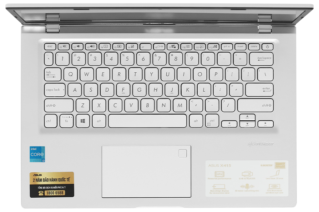 Laptop Asus VivoBook X415EA i3 1115G4/4GB/512GB/Win10 (EB638T)