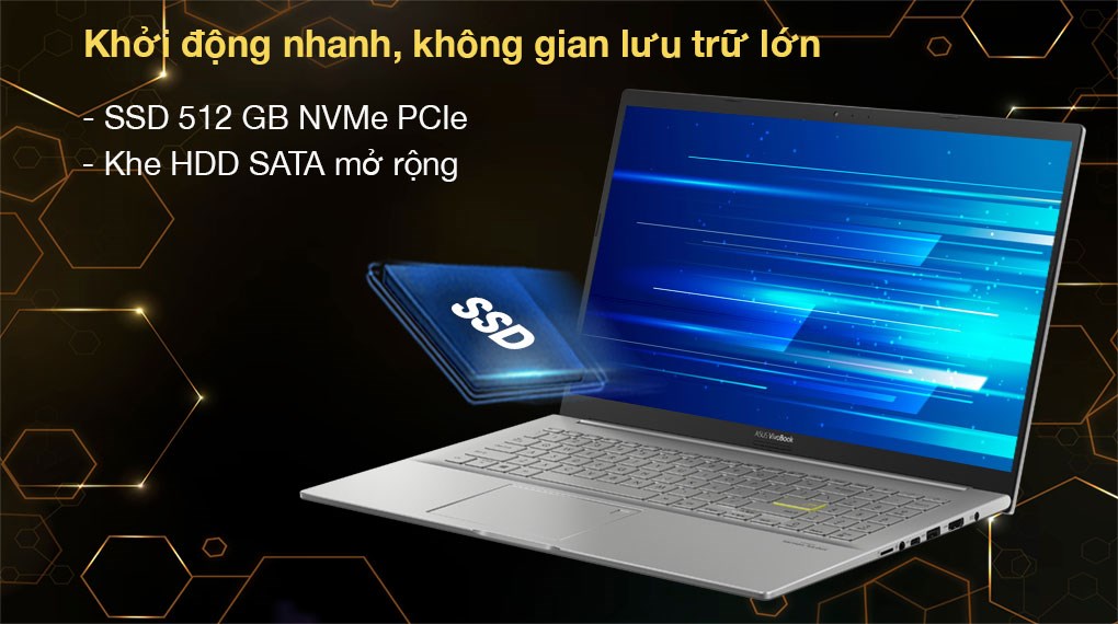 Laptop Asus VivoBook A515EA i5 1135G7/8GB/512GB/Win10 (L11169T)