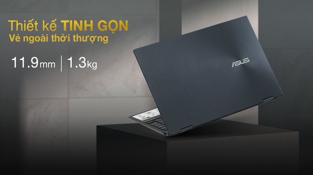 Laptop Asus ZenBook Flip UX363EA i7 1165G7/16GB/512GB/OLED/Touch/Pen/Cáp/Túi/Win10 (HP163T)