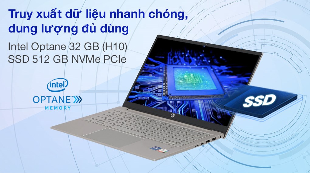 Laptop HP Pavilion 14 dv0535TU i5 1135G7/8GB/32GB+512GB/Win10 (4P5G4PA)