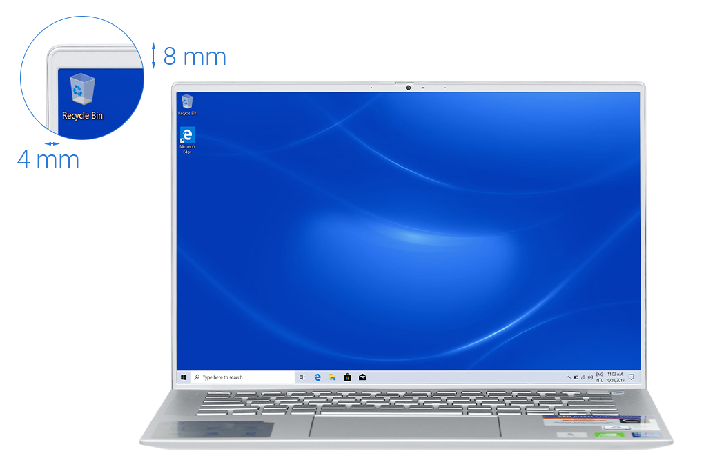 Laptop Dell Inspiron 7400 i5 1135G7/16GB/512GB/2GB MX350/Win10 (N4I5134W) chính hãng