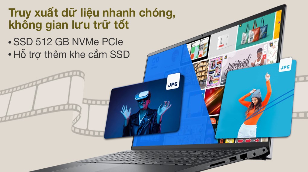 Laptop Dell Vostro 5510 i5 11300H/8GB/512GB/OfficeH&S 2019/Win10 (70253901)