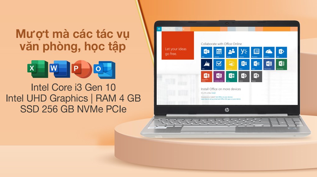 Laptop HP 15s du1105TU i3 10110U/4GB/256GB/Win11 (2Z6L3PA)