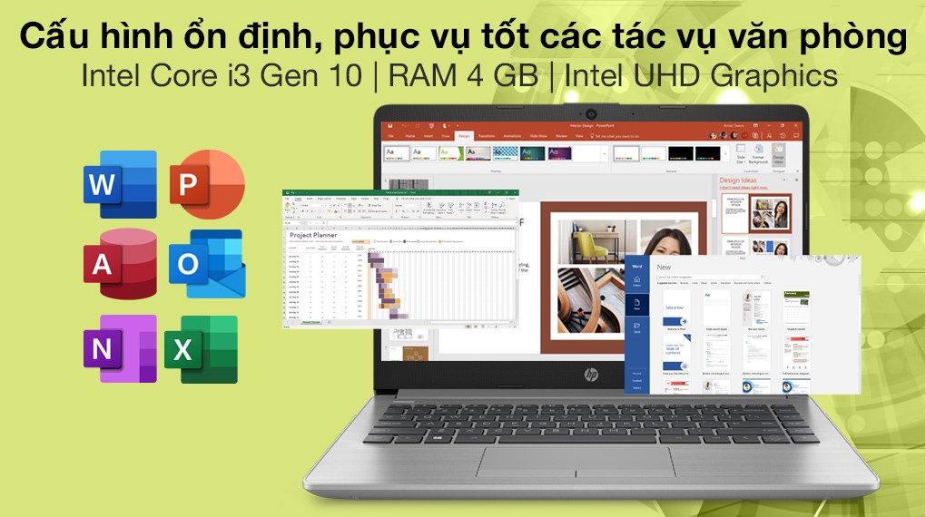 Laptop HP 240 G8 i3 1005G1/4GB/512GB/Win10 (519A8PA)