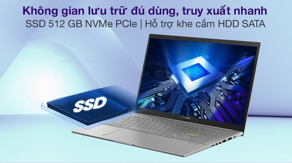 Laptop Asus VivoBook A515EA i5 1135G7/8GB/512GB/Win10 (L12032T)