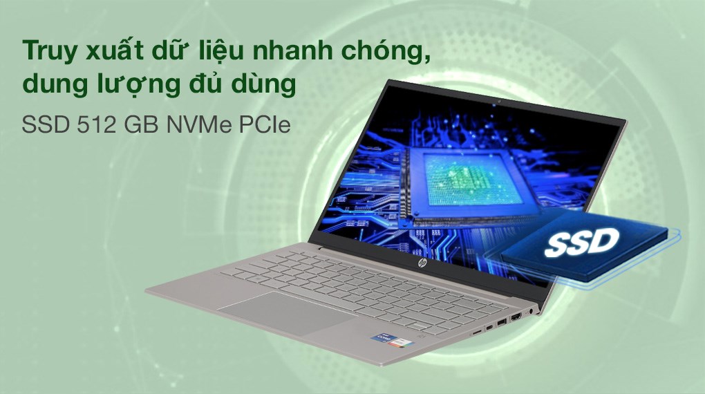 Laptop HP Pavilion 14 dv0510TU i5 1135G7/8GB/512GB/Win11 (46L79PA)
