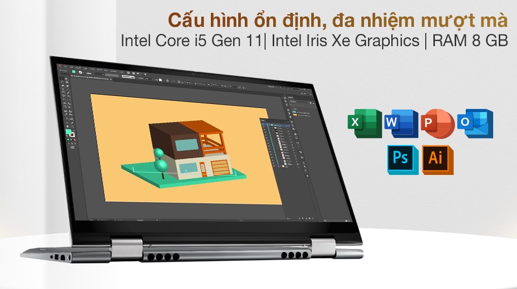 Laptop Dell Inspiron 14 5410 i5 1155G7/8GB/512GB/14