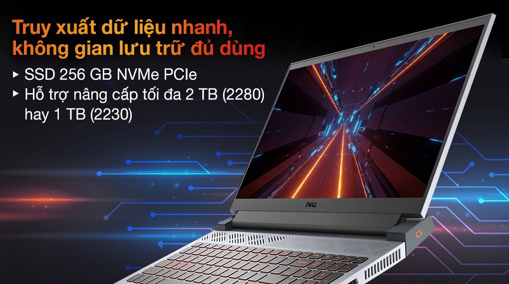 Laptop Dell Gaming G15 5515 R5 5600H/8GB/256GB/4GB RTX3050/120Hz/OfficeHS/Win11 (P105F004CGR)