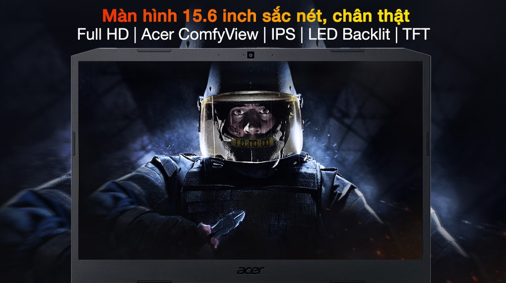 Laptop Acer Nitro 5 Gaming AN515 57 5669 i5 11400H/8GB/512GB/144Hz/4GB GTX1650/Win11 (NH.QEHSV.001)