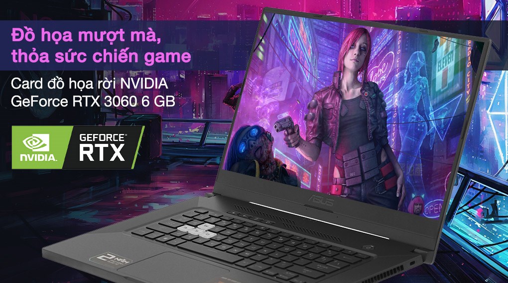 Laptop Asus TUF Gaming FX516PM i7 11370H/8GB/512GB/6GB RTX3060/144Hz/Win11 (HN002W)