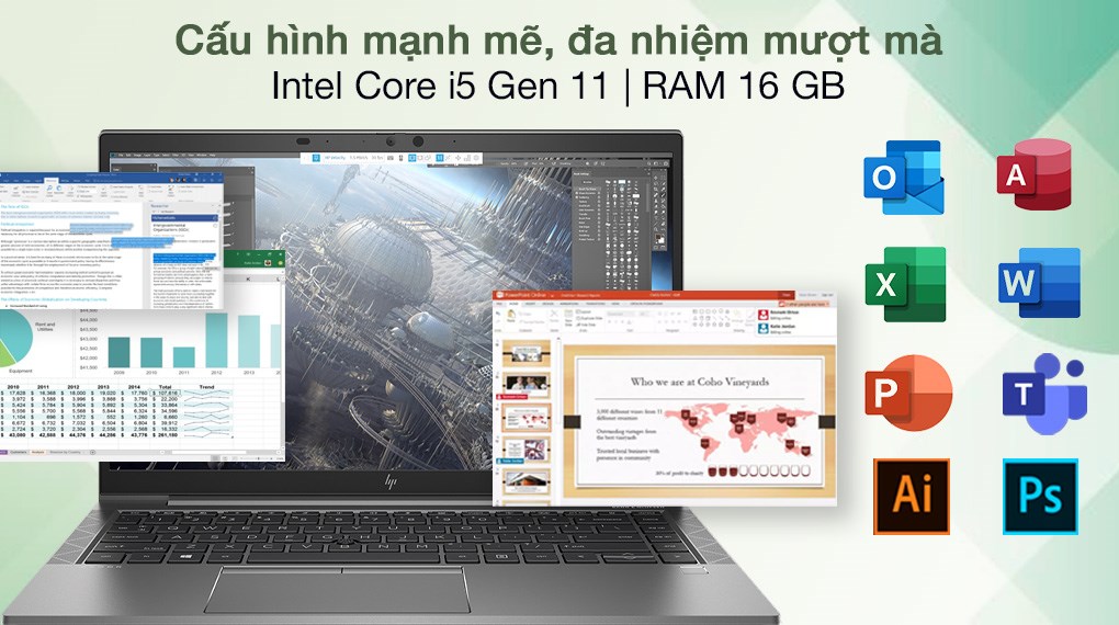Laptop HP ZBook Firefly 14 G8 i5 1135G7/16GB/512GB/4GB Quadro T500/Win10 Pro (275V5AV)