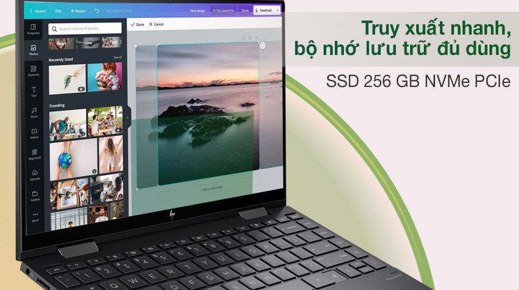 Laptop HP Envy x360 Convert 13 ay1057AU R5 5600U/8GB/256GB/Touch/Win11 (601Q9PA)