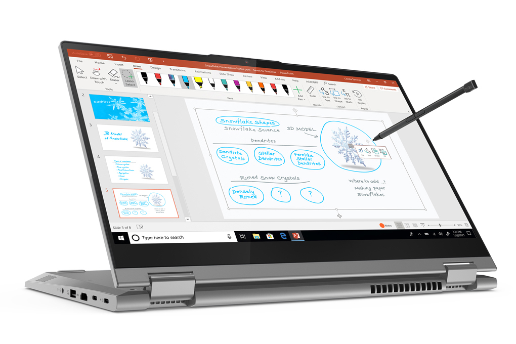 Laptop Lenovo ThinkBook 14s Yoga ITL i5 1135G7/16GB/512GB/Touch/Pen/Win11 (20WE007NVN)