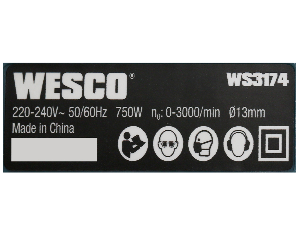 Máy khoan động lực điện Wesco WS3174 750W