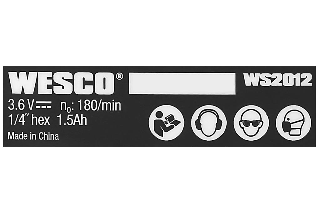 Máy khoan vặn vít pin Wesco WS2012