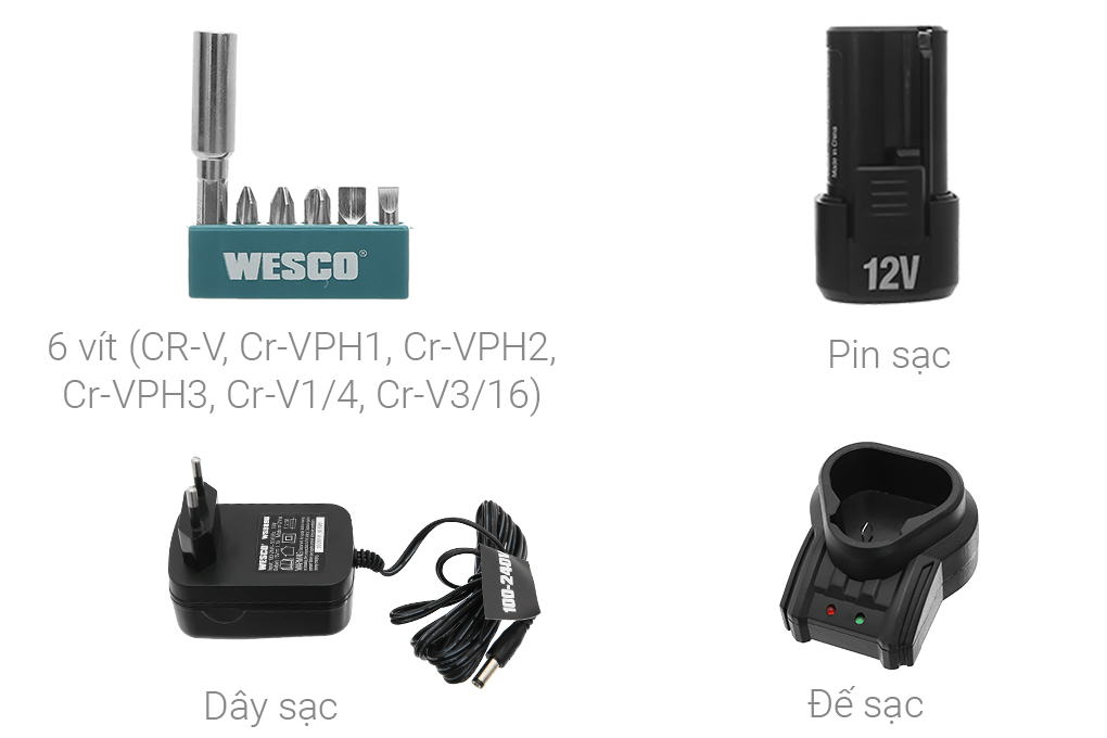 Máy khoan pin Wesco WS2532