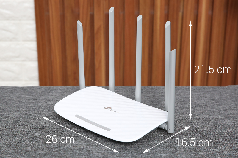 Router Wifi Chuẩn AC1350 TP-Link Archer C60 Trắng