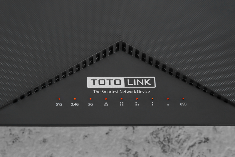 Router Wifi Chuẩn AC1200 Băng Tần Kép Totolink A3002RU V2 Gigabit Đen