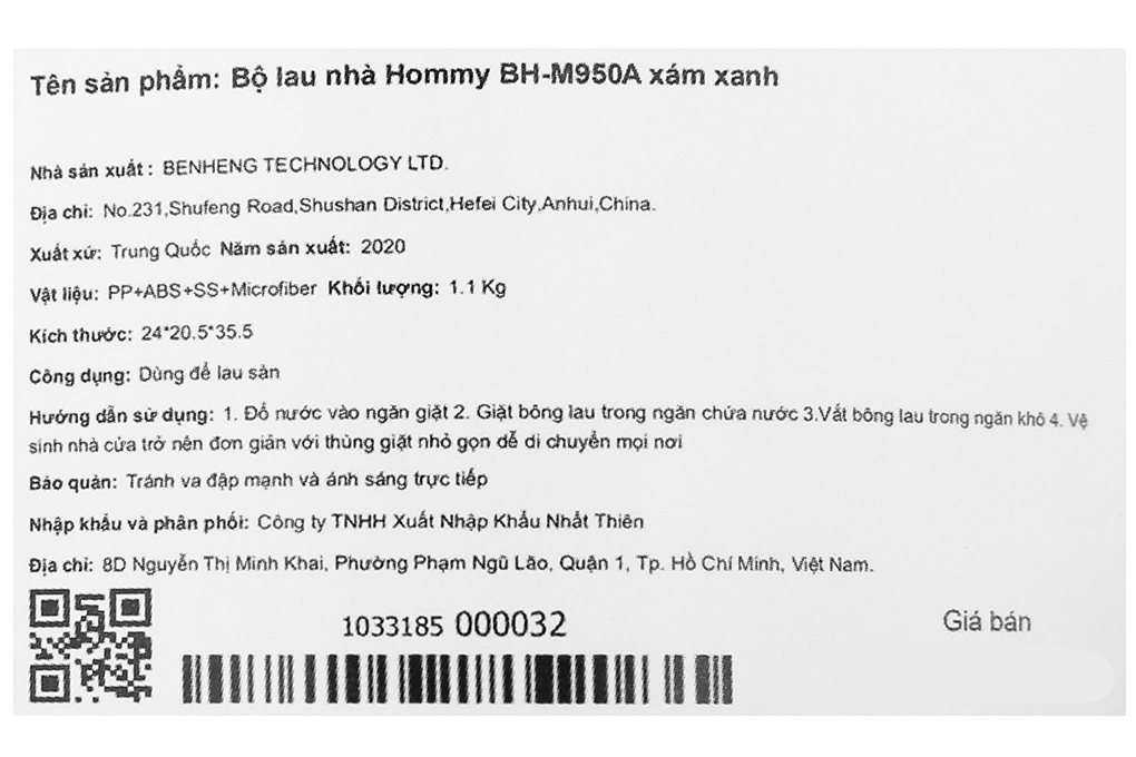 Bộ lau nhà Hommy BH-M950A
