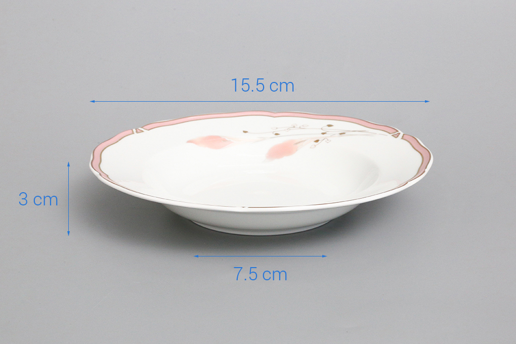 Dĩa sâu sứ 15.5 cm Chuan Kuo CK01 A6201-1012