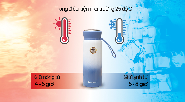 Bình giữ nhiệt inox 420 ml DMGK BDA169