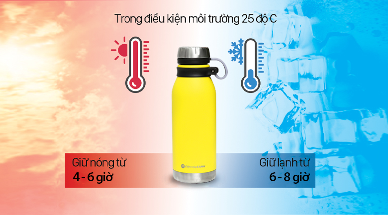 Bình giữ nhiệt inox 530 ml DMGK KS K530B19