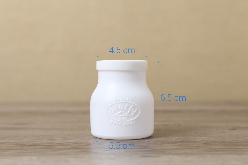 Bộ 5 hũ đựng sữa chua nhựa 100 ml DMGK BC
