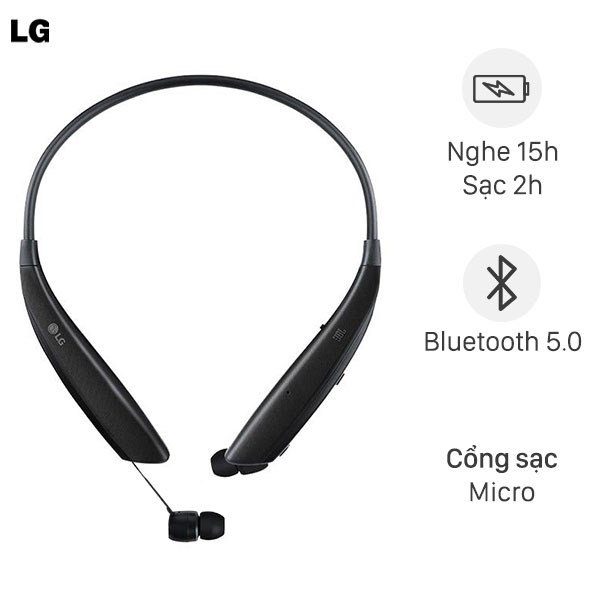Tai nghe Bluetooth LG HBS-835 Đen